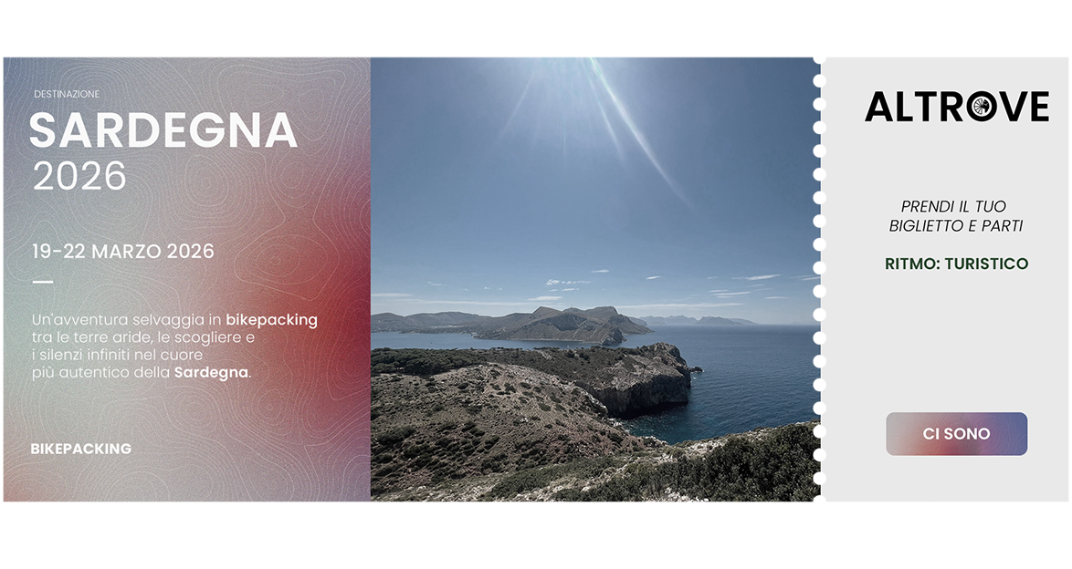 Biglietto per un'avventura selvaggia in bikepacking in Sardegna